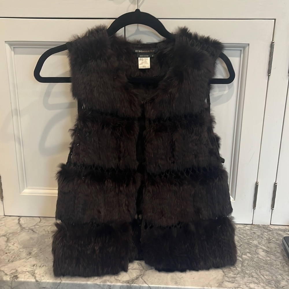 BCBG MAXAZRIA Rabit Vest
